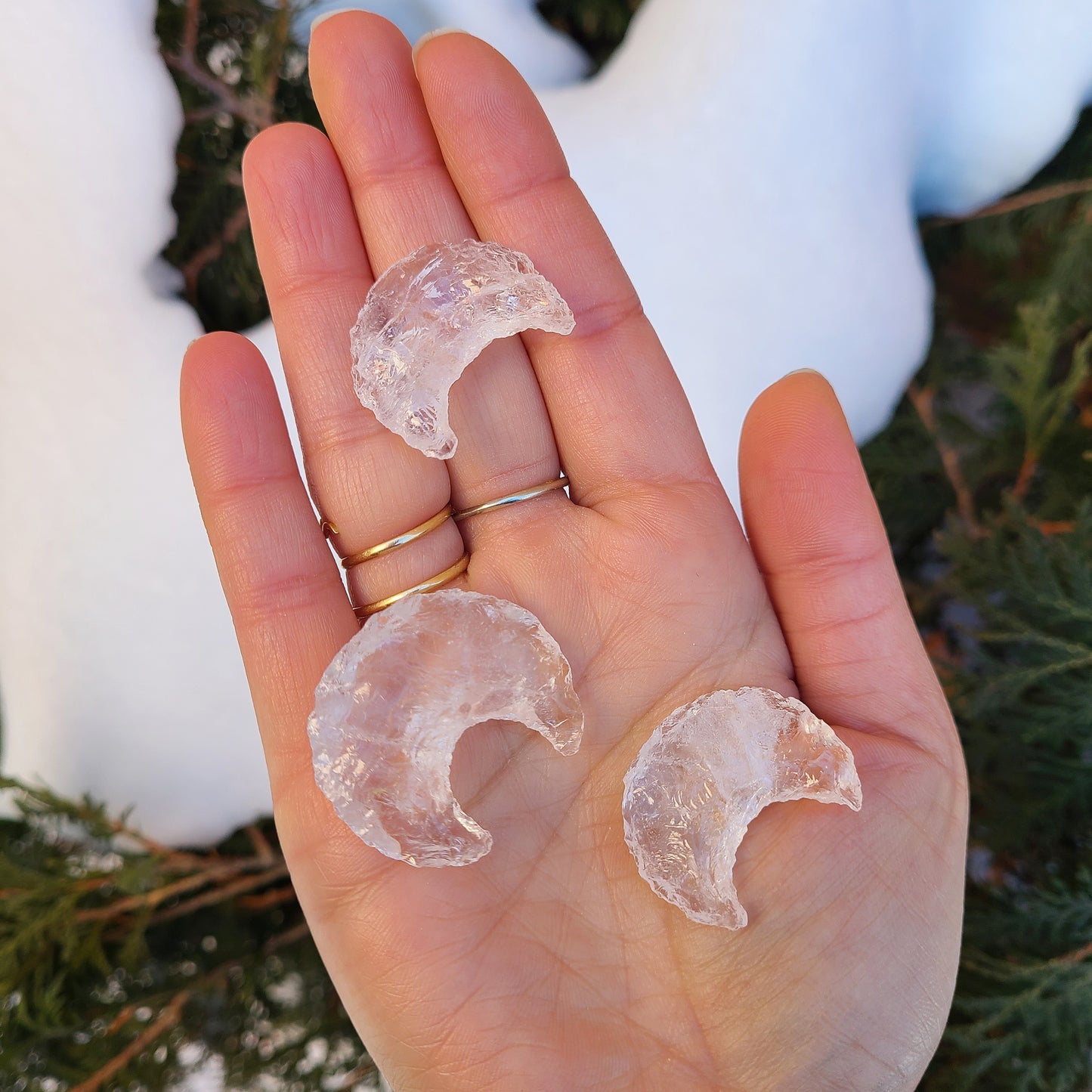 CLEAR QUARTZ MOON