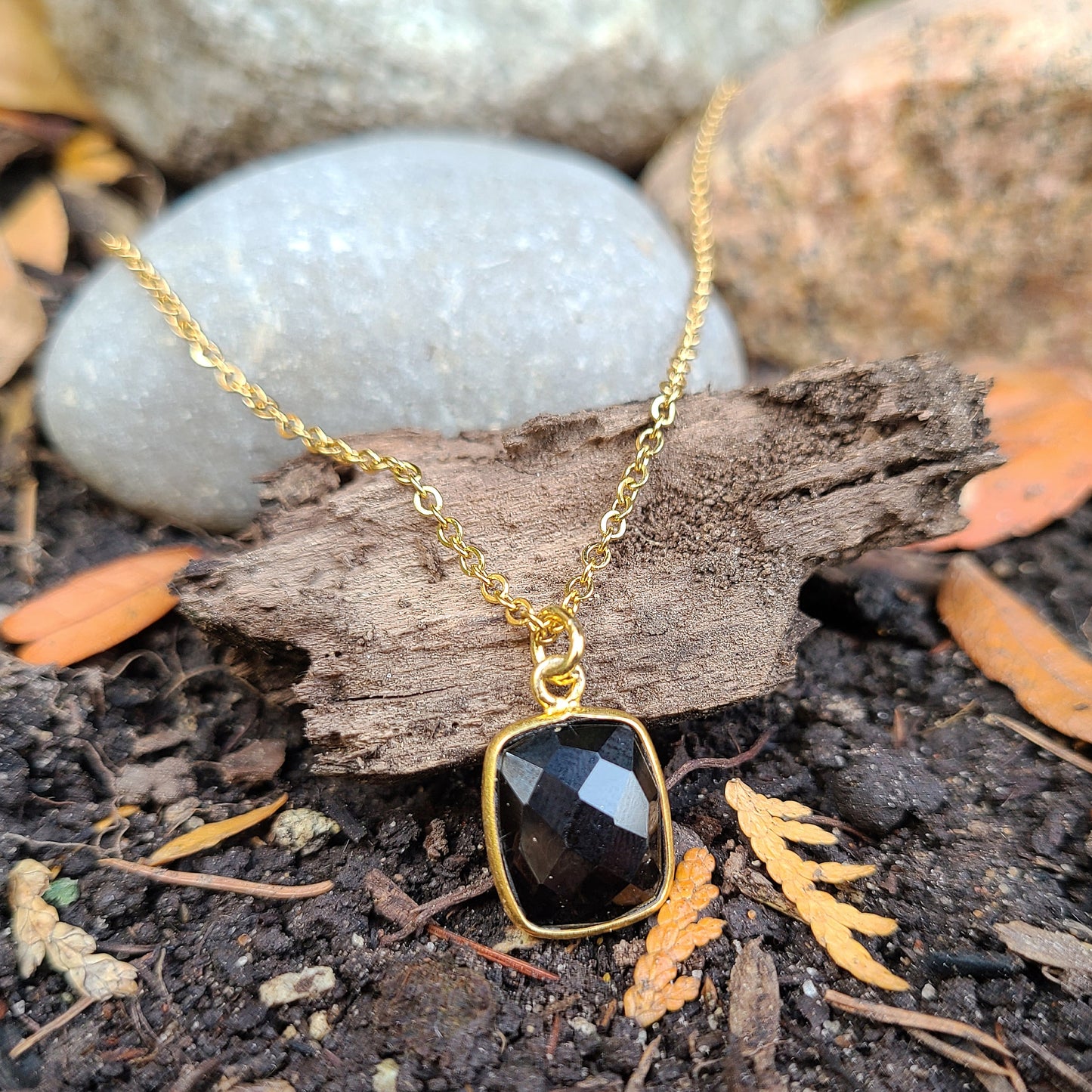 Smoky Quartz (Gold)