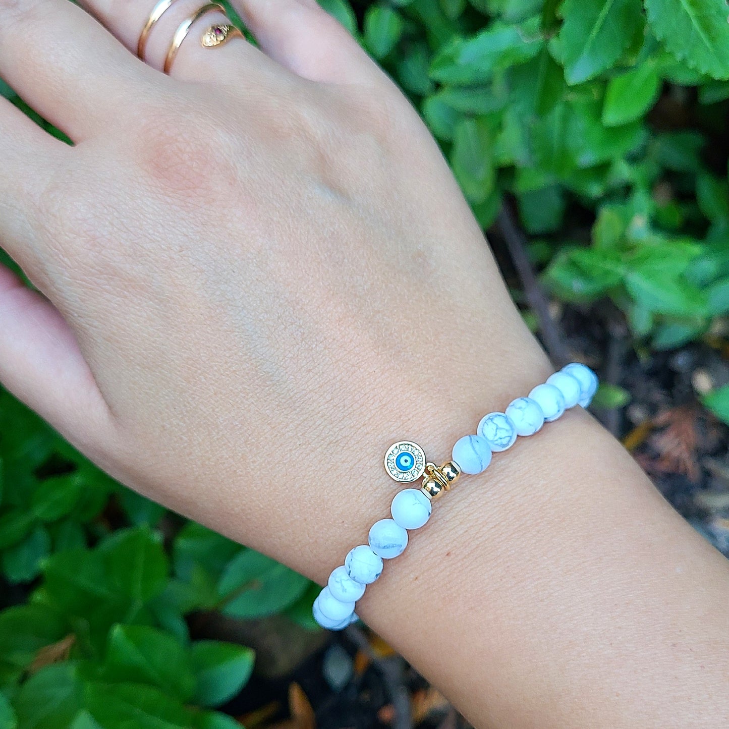 Howlite Evil eye