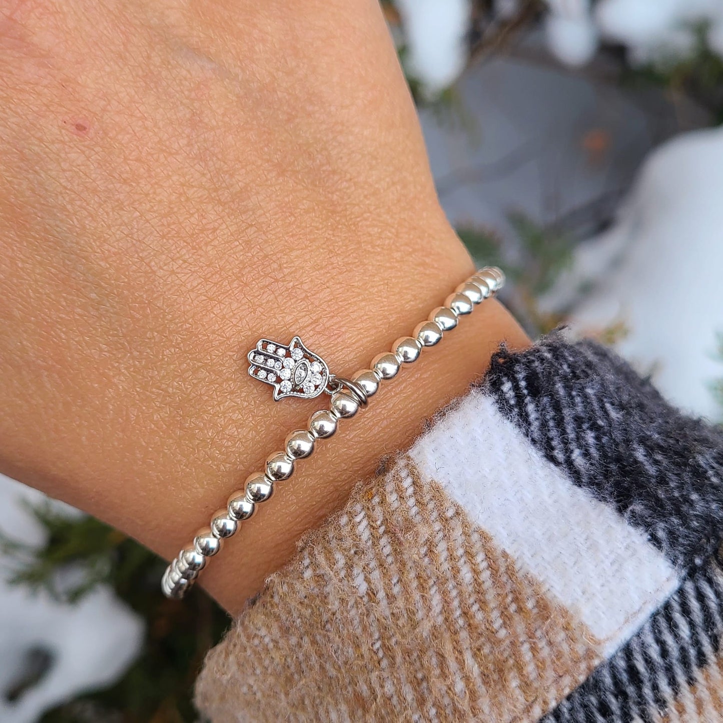 Sterling Silver Hamsa Hand