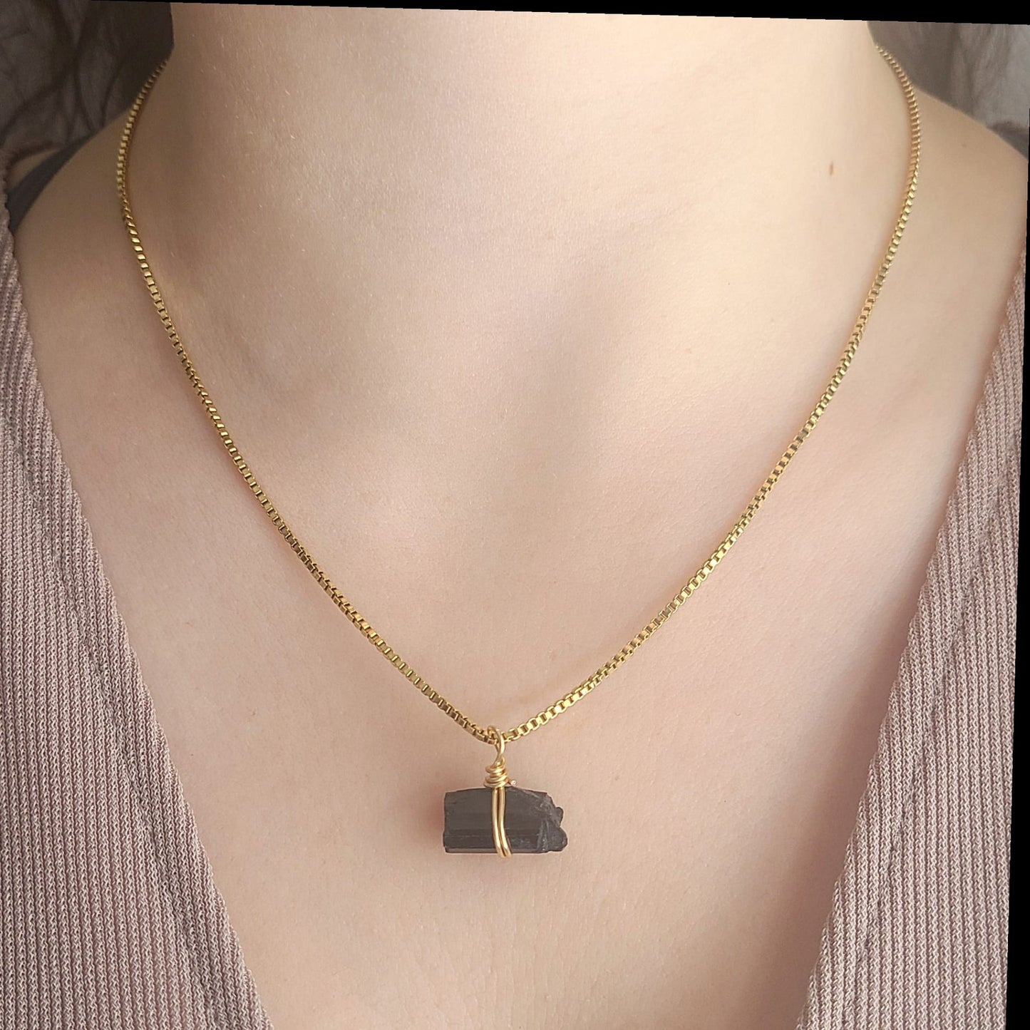 Black Tourmaline Necklace