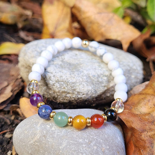 Howlite Chakra Bracelet