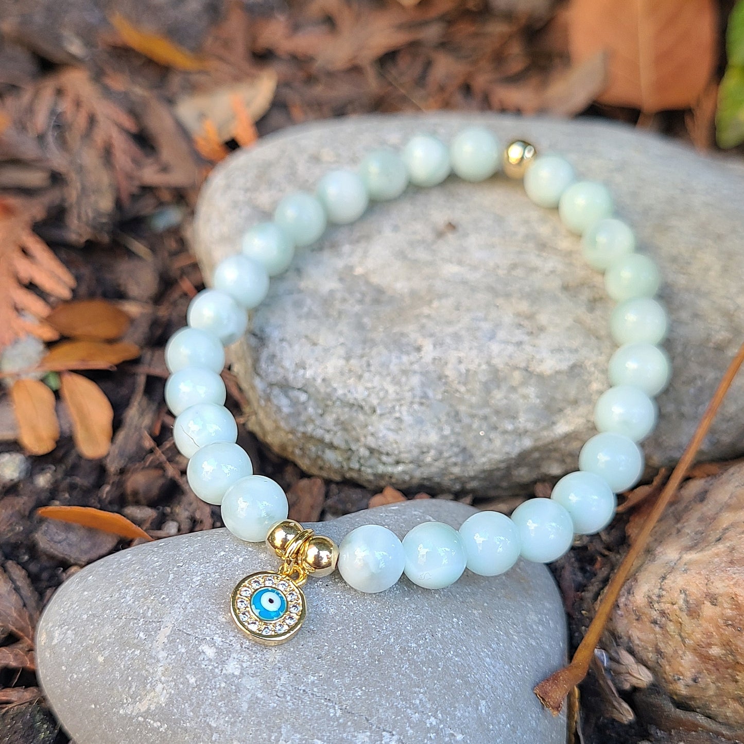 Angelite Evil Eye